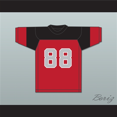 Terry Stankus 88 Blackfoot High School Red Football Jersey 1