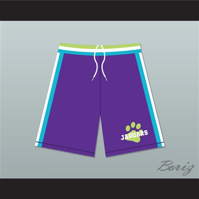 The Jaguars Purple Male Cheerleader Shorts