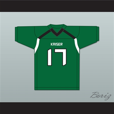 Tyler Allgeier 17 Henry J. Kaiser High School Cats Green Football Jersey 1