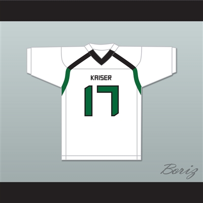 Tyler Allgeier 17 Henry J. Kaiser High School Cats White Football Jersey 1