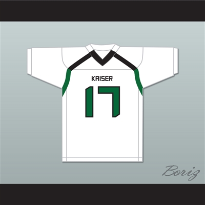 Tyler Allgeier 17 Henry J. Kaiser High School Cats White Football Jersey 2