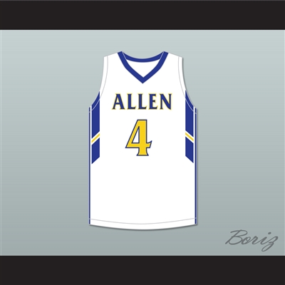 Tyrese Martin 4 William Allen High School Canaries White Basketball Jersey 2