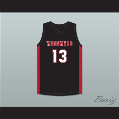 Walker Kessler 13 Woodward Academy War Eagles Black Basketball Jersey 1