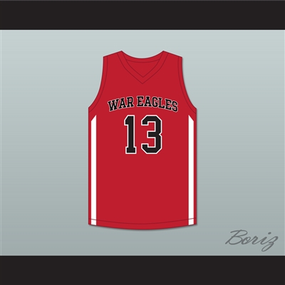 Walker Kessler 13 Woodward Academy War Eagles Red Basketball Jersey 1