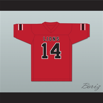 De'Andre Johnson 14 EMCC Lions Red Football Jersey