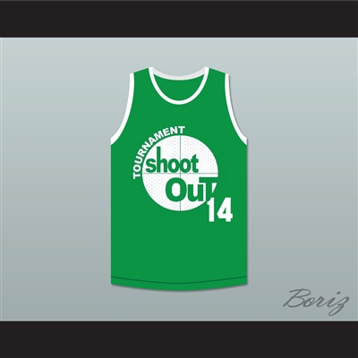 14 Green Tournament Shoot Out Basketball Jersey Above The Rim