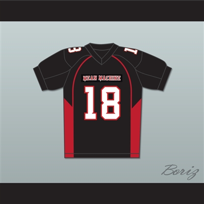 Adam Sandler 18 Paul Crewe Mean Machine Convicts Football Jersey