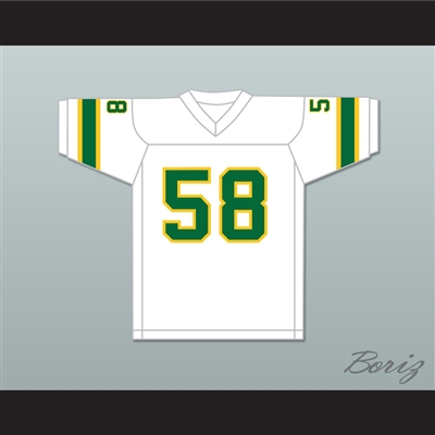 1974-75 WFL Bob Creech 58 Shreveport Steamer Home Football Jersey