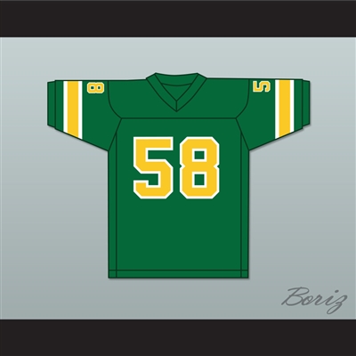 1974-75 WFL Bob Creech 58 Shreveport Steamer Road Football Jersey