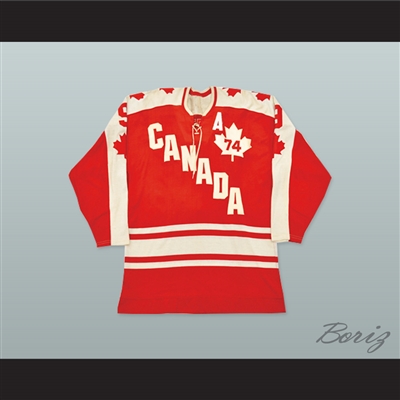 1974 Summit Series Gordie Howe 9 Canada Hockey Jersey
