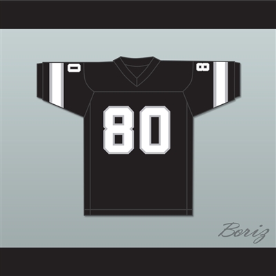 1974 WFL Dennis Hughes 80 Jacksonville Sharks Road Football Jersey