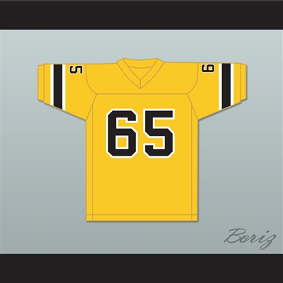 1974 WFL Lloyd Voss 65 New York Stars Road Football Jersey