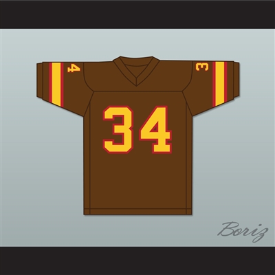 1974 WFL Vince Clements 34 Honolulu Hawaiians Road Football Jersey