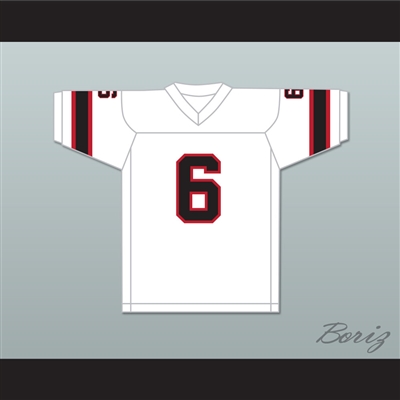 1974 WFL Warren McVea 6 Detroit Wheels Home Football Jersey