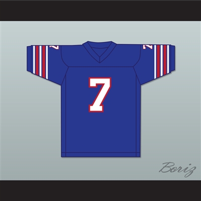 1975 WFL Denny Duron 7 Birmingham Vulcans Road Football Jersey