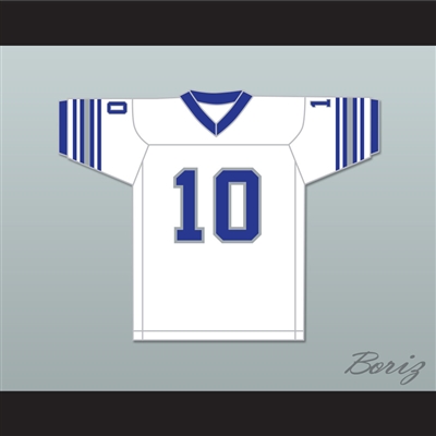 1975 WFL Johnnie Walton 10 San Antonio Wings Home Football Jersey