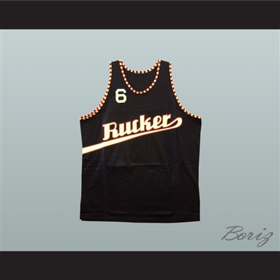 1977 Rucker Park 6 Black Basketball Jersey