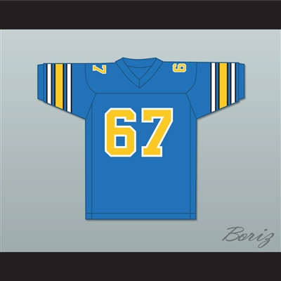 1983 USFL Don Drake 67 Oakland Invaders Road Football Jersey