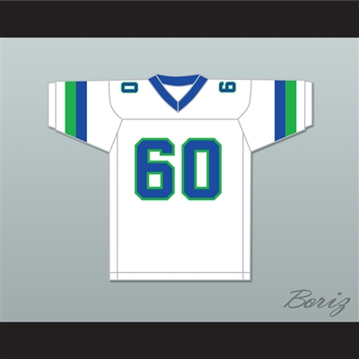 1984 USFL Bill Winters 60 San Antonio Gunslingers Home Football Jersey