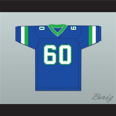 1984 USFL Bill Winters 60 San Antonio Gunslingers Road Football Jersey