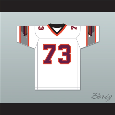 1984 USFL Ed Gantner 73 Jacksonville Bulls Home Football Jersey
