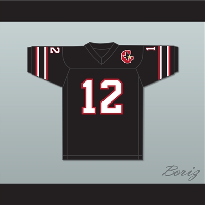 1984 USFL Jim Kelly 12 Houston Gamblers Road Football Jersey with Patch