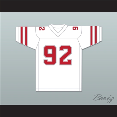 1984 USFL Reggie White 92 Memphis Showboats Home Football Jersey