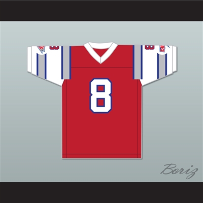 1984 USFL Vince Evans 8 Chicago Blitz Road Football Jersey