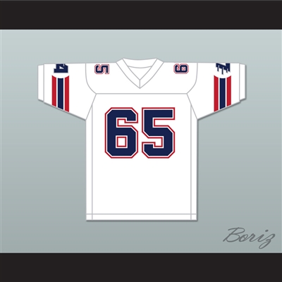 1985 USFL Gary Zimmerman 65 Los Angeles Express Home Football Jersey