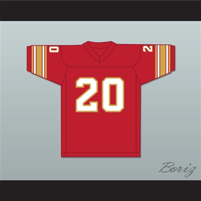 1985 USFL Joe Cribbs 20 Birmingham Stallions Road Football Jersey