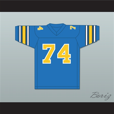 1985 USFL Ray Pinney 74 Oakland Invaders Road Football Jersey