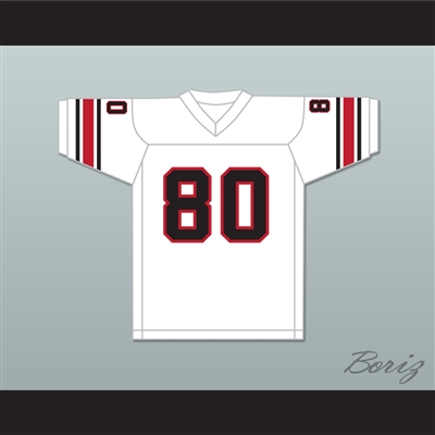 1985 USFL Ricky Sanders 80 Houston Gamblers Home Football Jersey