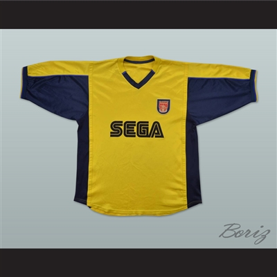1999-2001 Logie 10 Arsenal London FC Yellow Soccer Jersey