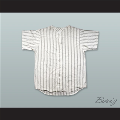 2 Legit White Pinstriped Baseball Jersey