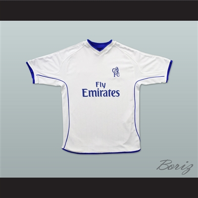 2001-2003 Chelsea London FC White Soccer Jersey