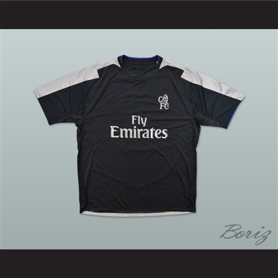 2004-2005 Drogba 15 Chelsea London FC Black Soccer Jersey