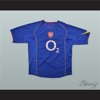2004-2006 Arsenal London FC Blue Soccer Jersey