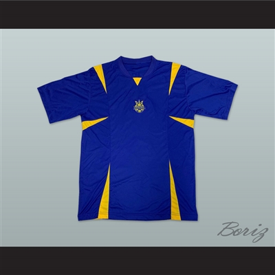 2006-2008 Style Andriy Shevchenko 7 Ukraine National Team Away Blue Soccer Jersey