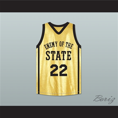 Marcello Thedford Big Man 22 Enemy Of The State Basketball Jersey Crossover