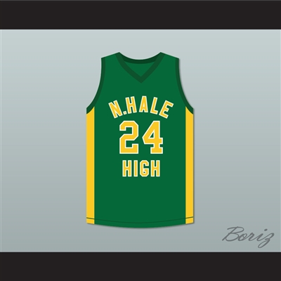 Bruno Mars 24 N. Hale High School Basketball Jersey Young, Wild and Free