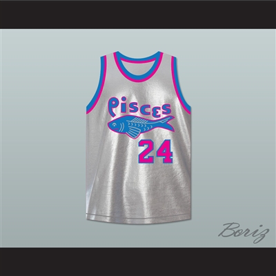 Joseph 'Driftwood' Hainey 24 Pittsburgh Pisces Basketball Jersey The Fish That Saved Pittsburgh