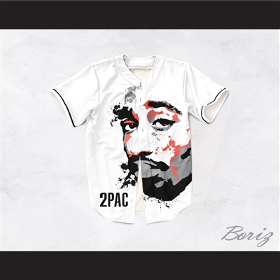 2Pac 02 Makaveli Baseball Jersey Design 1