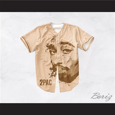 2Pac 02 Makaveli Baseball Jersey Design 3