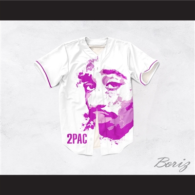 2Pac 02 Makaveli Baseball Jersey Design 5