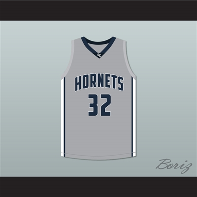 Zion Williamson 32 South Carolina Hornets Gray Basketball Jersey 1