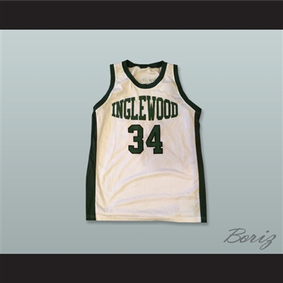 Paul Pierce 34 Inglewood High School White Basketball Jersey
