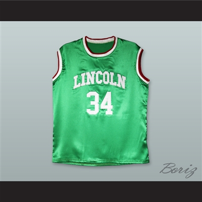 Jesus Shuttlesworth 34 Lincoln Green Silk Basketball Jersey 2
