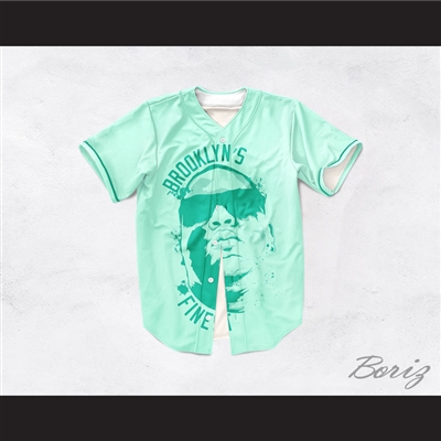 Notorious B.I.G. 35 Brooklyn's Finest Baseball Jersey Design 2