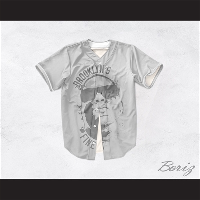 Notorious B.I.G. 35 Brooklyn's Finest Baseball Jersey Design 3