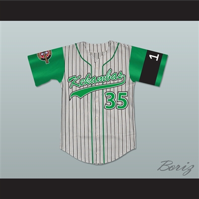 Jefferson Albert Tibbs 35 Kekambas Baseball Jersey Includes ARCHA Patch and G-Baby Memorial Sleeve